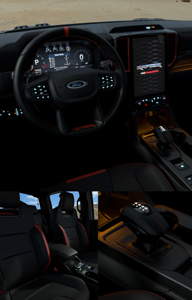Ford Ford-Ranger-Raptor — noi-that